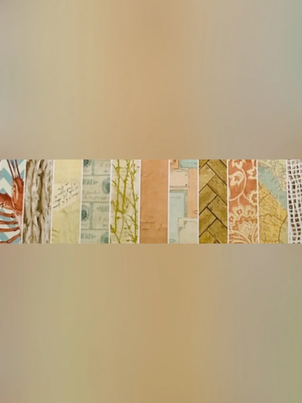 Beach House Scrapbook Paper Pack - Coastal Blue & Tan